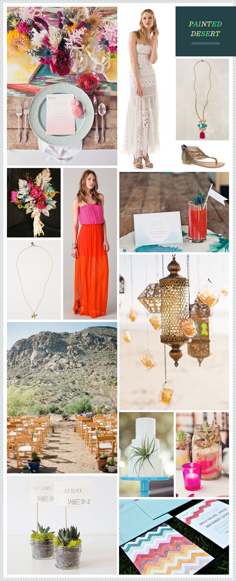 REVEL: Painted Desert Wedding Inspiration