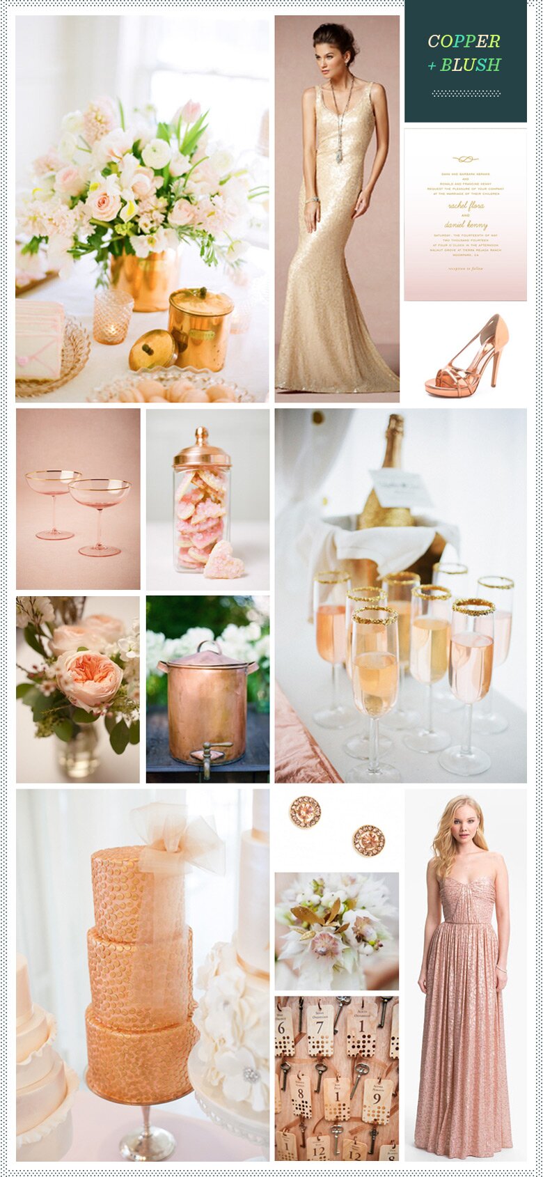 REVEL: Copper + Blush Wedding Inspiration REVEL: Copper + Blush Wedding Inspiration