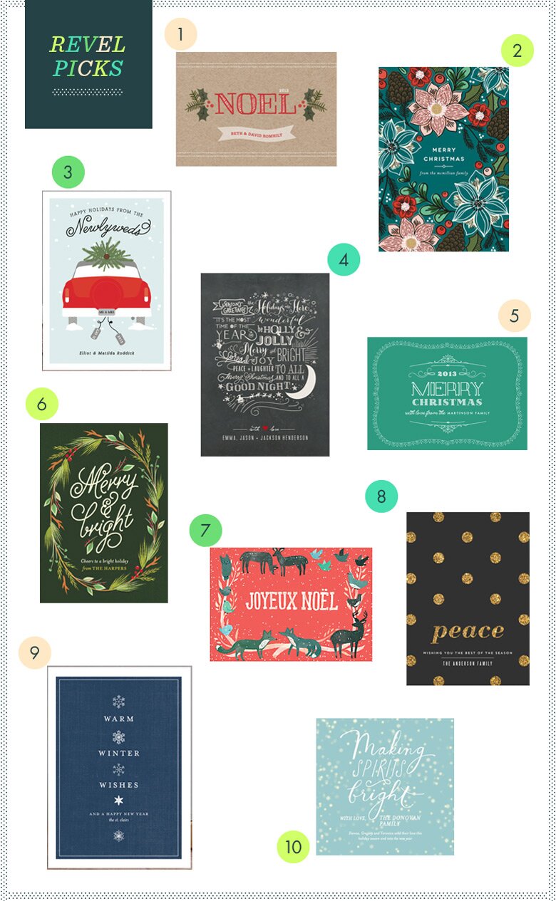 REVEL Picks: Holiday Cards REVEL Picks: Holiday Cards