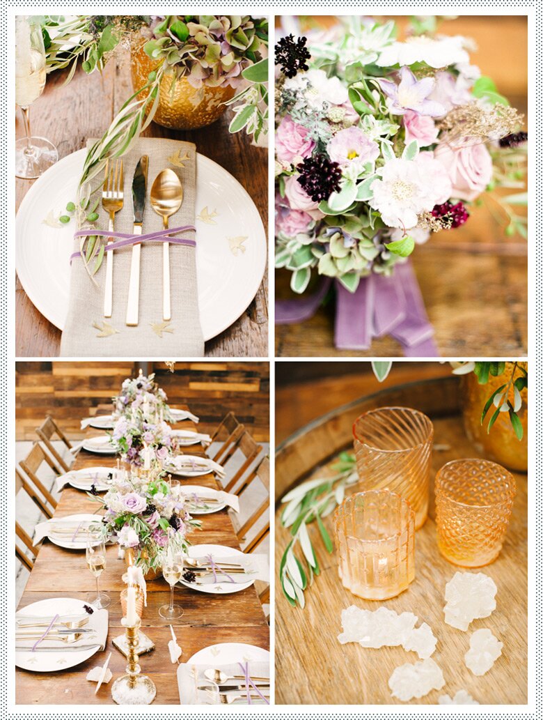 REVEL: Lavender + Gold Styled Shoot REVEL: Lavender + Gold Styled Shoot