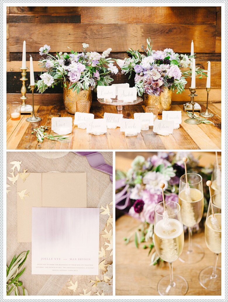 REVEL: Lavender + Gold Styled Shoot REVEL: Lavender + Gold Styled Shoot