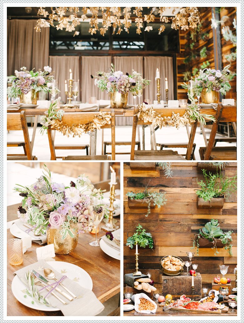 REVEL: Lavender + Gold Styled Shoot REVEL: Lavender + Gold Styled Shoot
