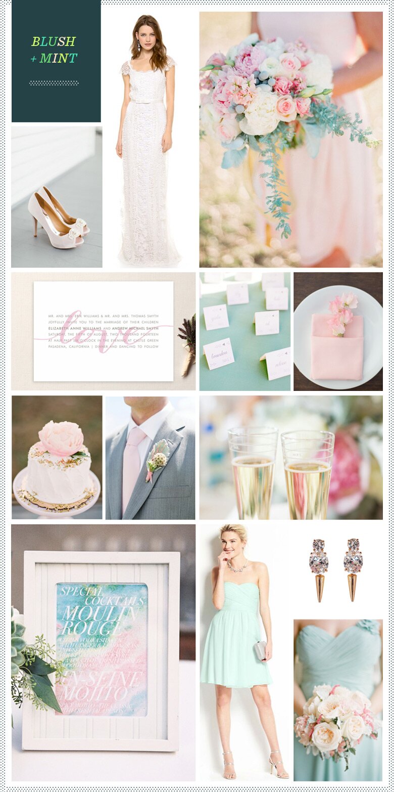 REVEL: Blush + Mint Wedding Inspiration REVEL: Blush + Mint Wedding Inspiration